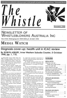 November 1998 — published cover